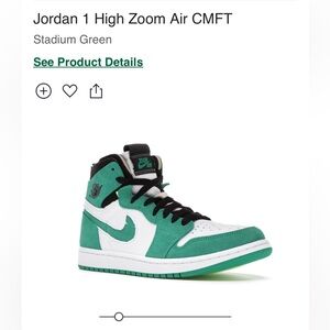 Jordan 1s High Zoom Air CMFT in Stadium Green